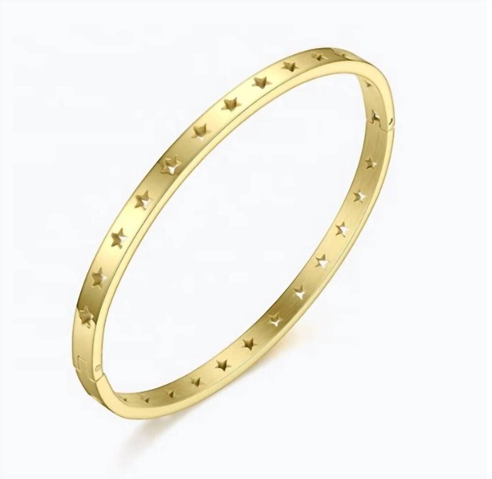 NEW KATIE RAE COLLECTION women's stars above bracelet in gold